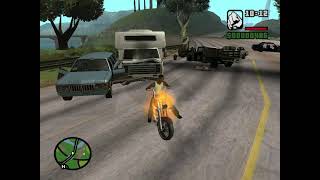 Total Chaos On The Highway In Gta San Andreas And Insane Npcs