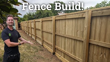 STUNNING GARDEN TRANSFORMATION | Fence Build Project