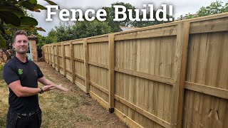 STUNNING GARDEN TRANSFORMATION | Fence Build Project