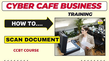 HOW TO SCAN DOCUMENT |CYBER CAFE BUSINESS TRAINING|CCBT COURSE |CYBER VLE| EPOSN PRINTER SCAN SYTEAM