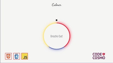 Simple #meditation app using vanilla js and css animation - Webdev projects