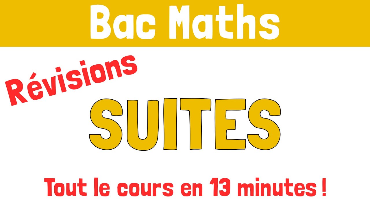 Révisions bac : Suites (tout ce qu'il faut savoir)