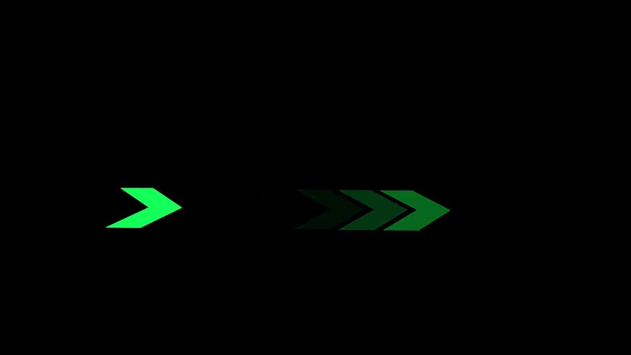 Black arrow slot