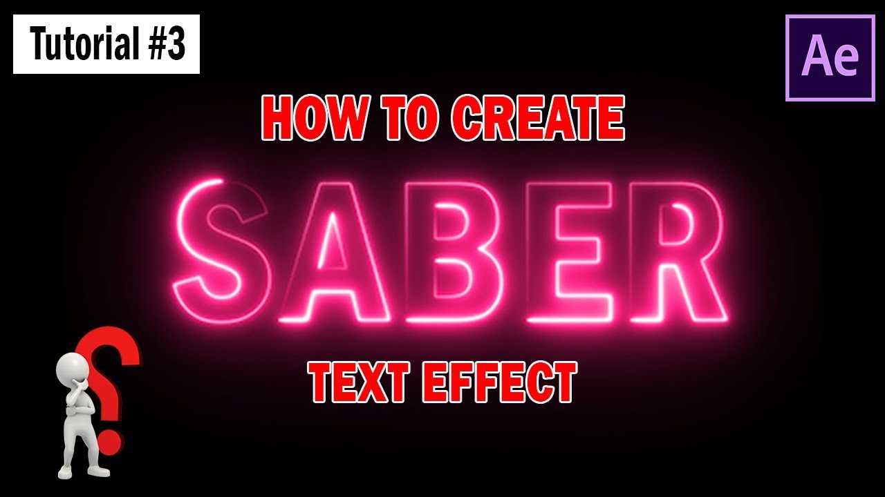 using saber for after effects