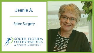 Spine Surgery Gives Patient New Lease on Life