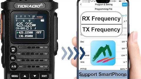 How To Import Repeaters From Odmaster Android App into Tidradio H8