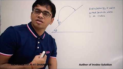 Lecture-13: Projectile motion problem.2 on incline plane by RKH Sir