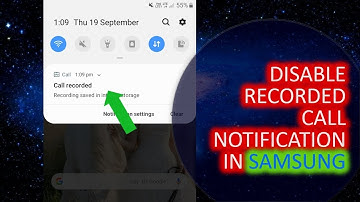 Disable Recorded Call Notification in Samsung