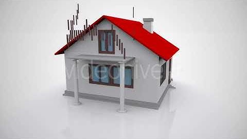 3D Construction House - Door Open V2 | Motion Graphics - Envato elements