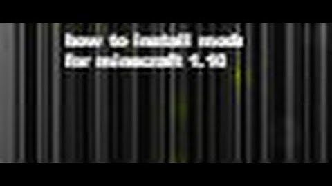 how to install mods to minecraft 1.10/.2
