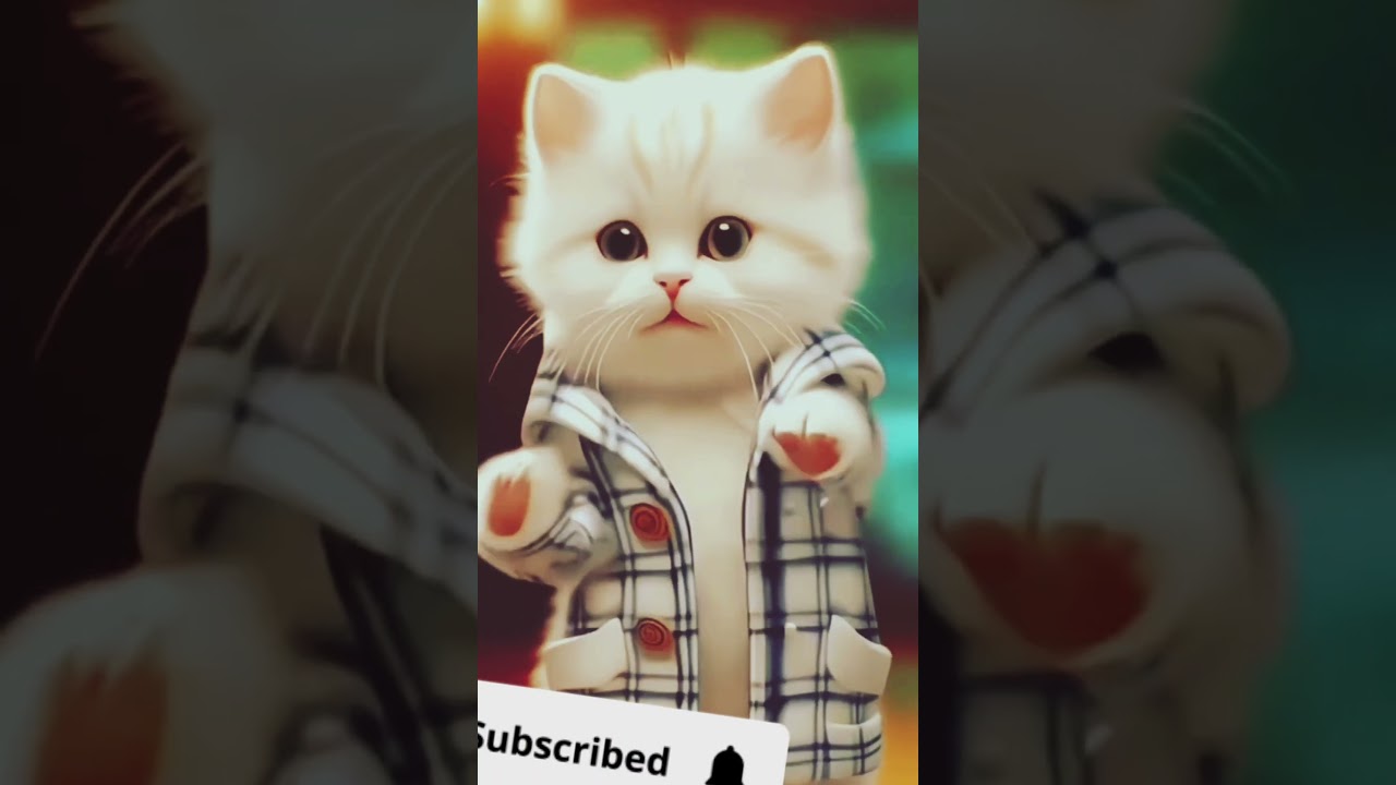 Cat fanny video cat dance 🥰