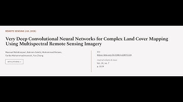 Very Deep Convolutional Neural Networks for Complex Land Cover Mapping Using Multispe... | RTCL.TV