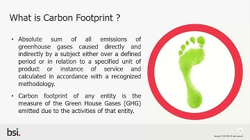 Carbon Footprint  The Path towards Net Zero Webinar recording.