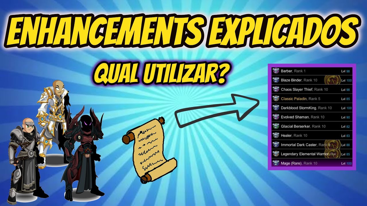 [AQW] Explicando Enhancements e AWE Enhancements YouTube