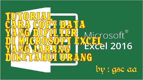 cara copy data filter di microsoft excel