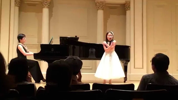 Deborah Chan (10) singing "On My Own" at Carnegie ...
