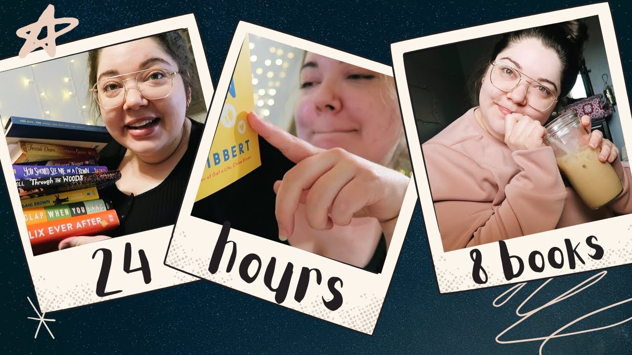 READING 8 BOOKS IN 24 HOURS | 24 Hour Readathon Reading Vlog