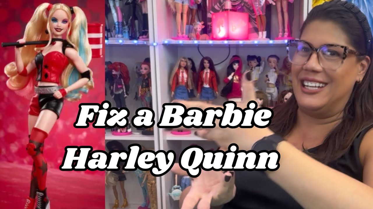 TRANSFORMEI UMA BARBIE EM HARLEY QUINN
