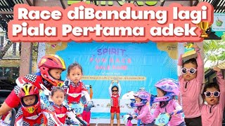 Kakak Adek borong piala di Event Race Bandung!!!🏆 #pushbikeindonesia #balancebike #pushbike