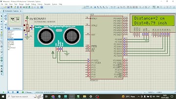Ultrasonic Sensor Interface with 8051 in Proteus#shortvideo #arduino#shortsvideo #shortsviral#shorts