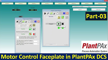 How import and configure Motor Control Faceplate from Rockwell DCS PlantPAx Library?