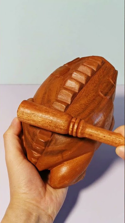 Funny Wooden Frog Instrument 12 #Shorts