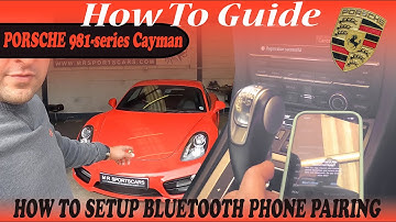 How to *PROPERLY* Setup Bluetooth Phone & Audio Streaming 981 Cayman PCM3.1 with Apple iPhone Mobile