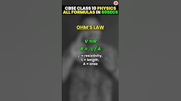 Class 10 Physics All Formulas in 60 Seconds! | CBSE 2024 | Abhishek Sir