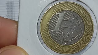 Olhe bem suas moedas de troco. 1 Real rara ano 1999. Valor atualizado pelo catálogo