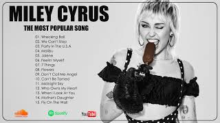 MILEY CYRUS Top Song  Hot Billboard - MILEY CYRUS  Greatest Playlist