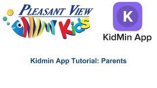 Kidmin App Parent Training