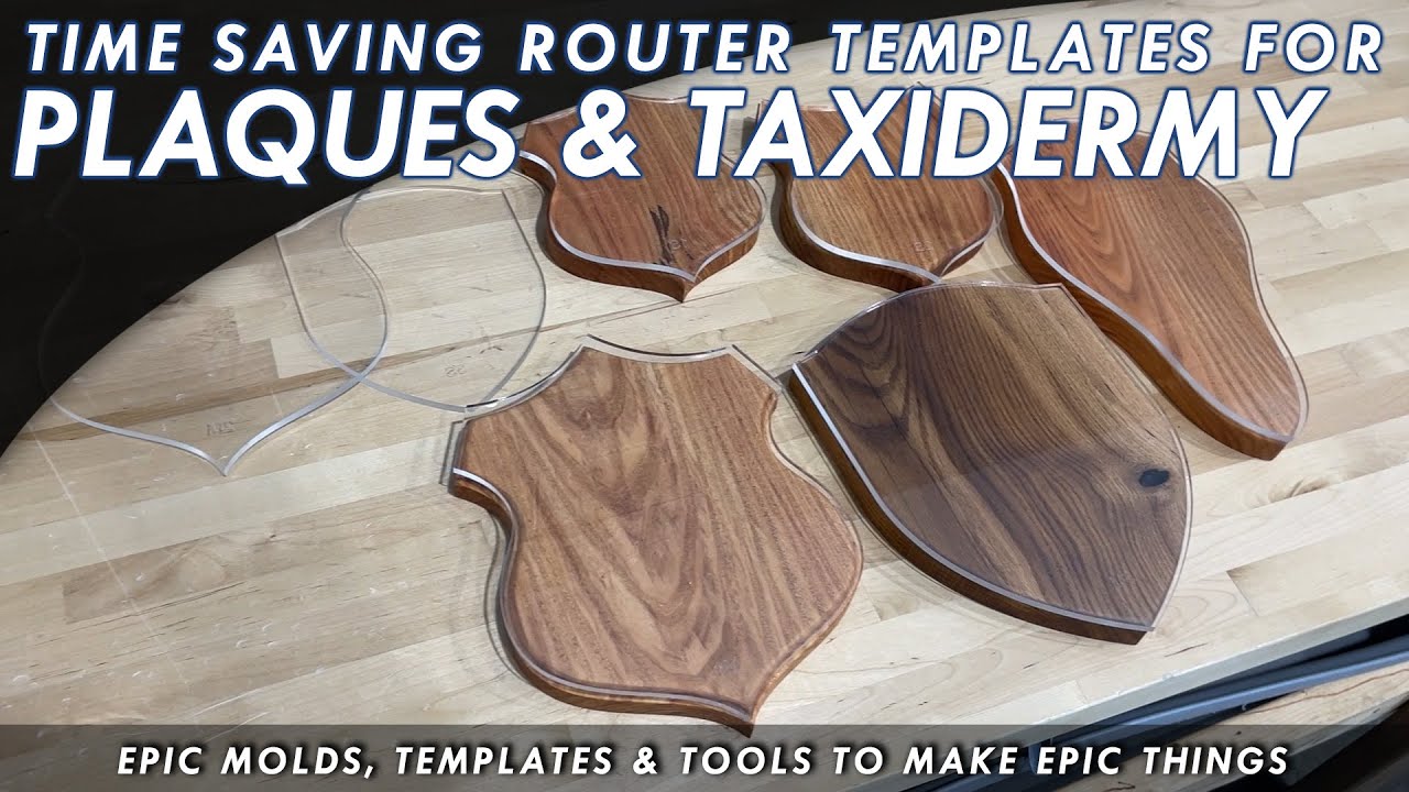 How To Easily Create Plaques & Taxidermy Mounts With Router Templates 