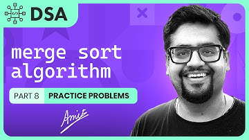 Merge sort part 8( Finding A U B and A ∩ B) | Union and Intersection using merge algorithm TC