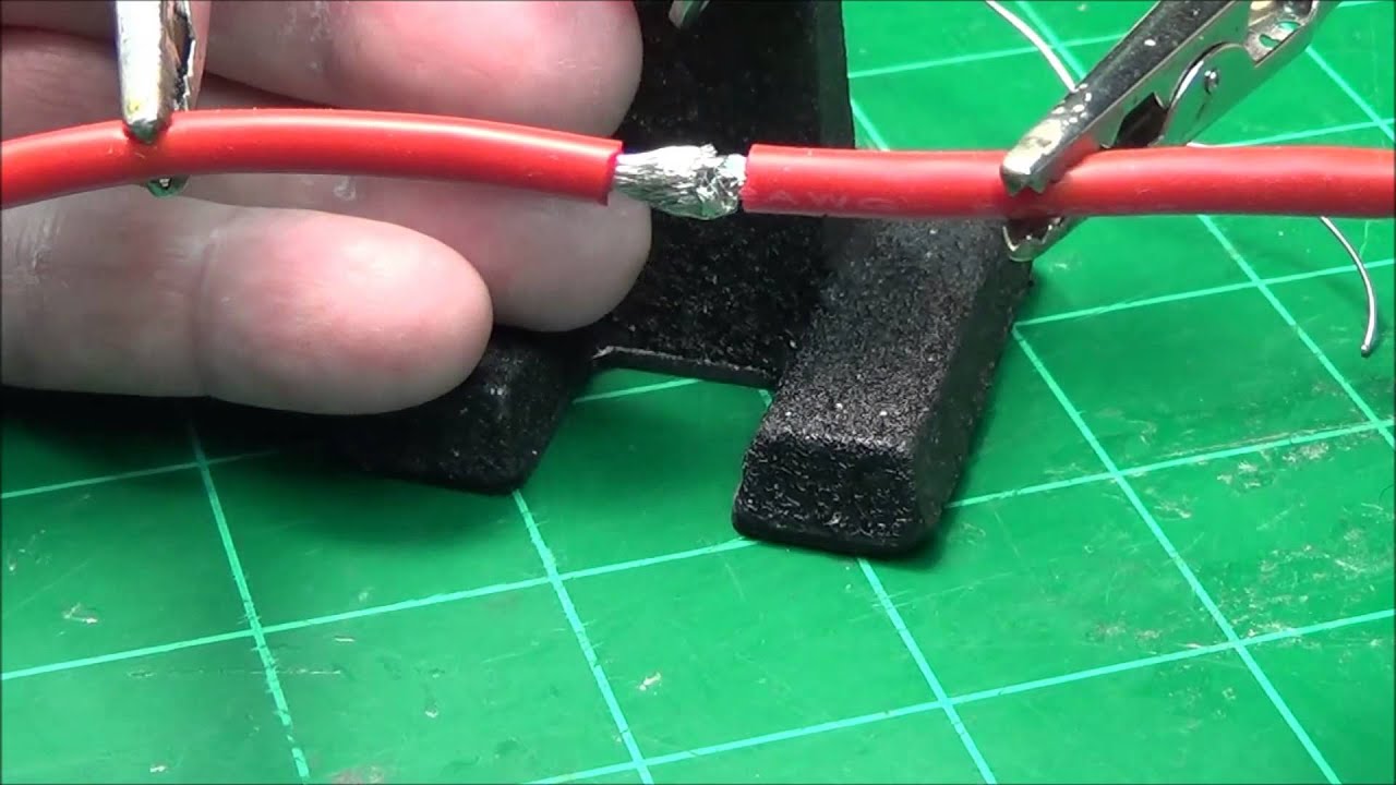 How To Solder Two Large Wires Together