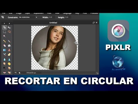 Recortar Imagen En Forma Circular Pixlr Youtube