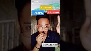 TRIVIA TUNGKOL SA WIKA: TAGALOG , PILIPINO, FILIPINO