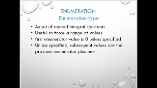 CS1410 Section 16.3 Enumerations (Enums)