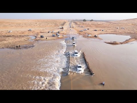One of Saudi Arabia’s longest river valleys flooded after heavy rain | AFP