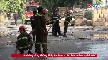 Cháy nhà xưởng sản xuất đèn cầy