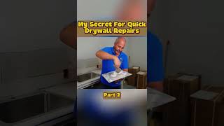 My Secret Trick for FAST Drywall Repairs, Works Every Time!