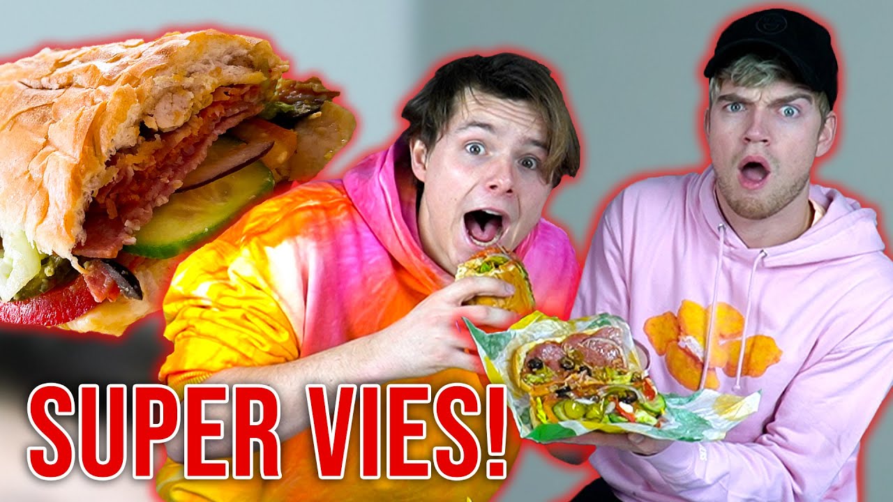 Wij Eten Een Subway Broodje Met Alles Erop!