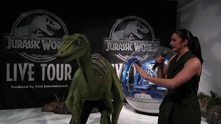 Jurassic World Live Tour Press Day - Jeanie & Blue...