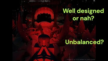Is Sukuna  actually well designed? || Untitled Combat Demo Rework