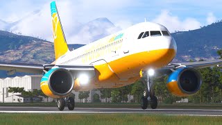 Airplane Flight Through High Mountains In Microsoft Flight Simulator 2020 (MSFS) by GTA videos by Arm Niko 4,673 views 2 months ago 10 minutes, 48 seconds