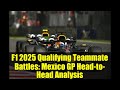 F1 2025 Qualifying Teammate Battles: Mexico GP Head-to-Head Analysis