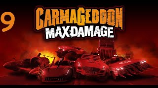 Art Ritis plays : "Carmageddon : Max Damage"  Race 9 - take em up the isle