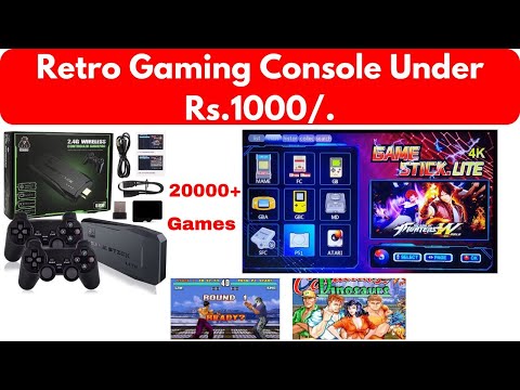 Gaming Stick Lite 4k | Retro Gaming Console Under 1200