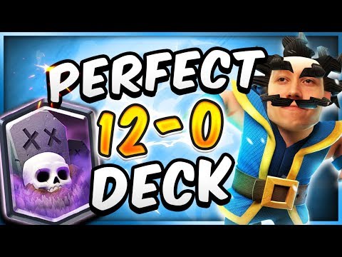 UNDEFEATED 12-0 GRAVEYARD DECK! Perfect 12 Win Deck — Clash Royale