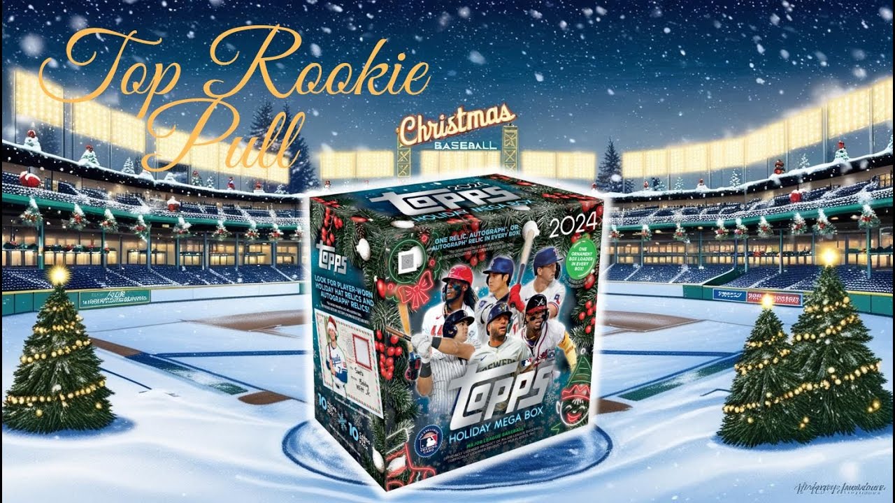 Top Rookie Pull - 2024 Topps Baseball Holiday Mega Box - YouTube