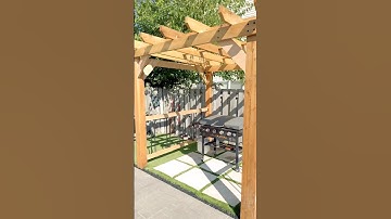 DIY pergola #diy #pergola #build #carpentry #home #woodworking #gazebos #diyprojects #homediy